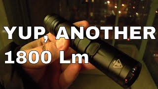 Nitecore EC23 1800 Lumens EDC Flashlight Review [upl. by Avid]