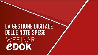 Webinar La gestione digitale della Nota Spese [upl. by Rosol246]