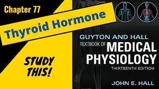 Guyton and Hall Medical Physiology Chapter 77 REVIEW Thyroid Hormone  Study This [upl. by Whatley]