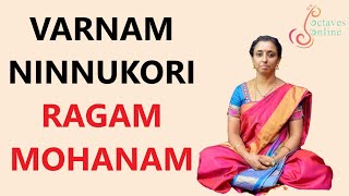 Varnam  Ninnukori  Ragam  Mohanam Sing Along [upl. by Griffie]