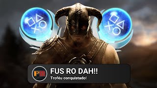 Skyrim A PLATINA QUE ME LEVOU 12 ANOS PRA CONSEGUIR [upl. by Tita]