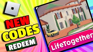 All Secret Life Together Codes 2023  Codes for Life Together 2023  Roblox Code [upl. by Peterman]