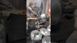 Making stainless steel large bowl in factory unitedstare shortfeed shortvideos [upl. by Beauregard]