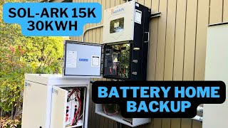 Solar battery backup for home SolArk 15k with Stackrack batteries [upl. by Airec]