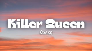 Queen  Killer Queen Lyrics [upl. by Nemrak]