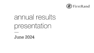 Results Presentation for the year ended 30 June 2024 [upl. by Ruhtracam]