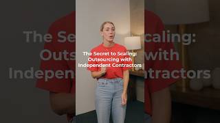 The Secret to Scaling outsourcing independentcontractors employerofrecord businessgrowth 1099 [upl. by Enreval]