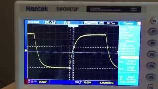 Hantek 5072P and Feeltech FY3200S Capacitor testing 1 of 2 [upl. by Charin]