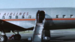 American Douglas DC6B  quotWashington DC to New Yorkquot  1951 [upl. by Nauqaj]