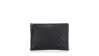 Louis Vuitton Monogram Empreinte Daily Pouch Noir [upl. by Gwenn]