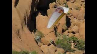 Paragliding in Namibia at Spitzkoppe [upl. by Iolande]