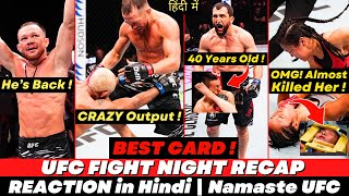 BEST CARD  Petr Yan Beats Deiveson Figueiredo  UFC Fight Night Reaction REACTION and BREAKDOWN [upl. by Lyda]