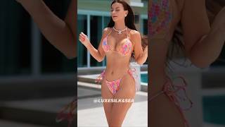 Fashion Beach Wear Ideas Bikini SwimwearFashion Beachwear fitnessmodel beauty viralshorts [upl. by Akiwak]