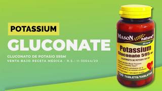 POTASSIUM GLUCONATE 595 MG [upl. by Samot]