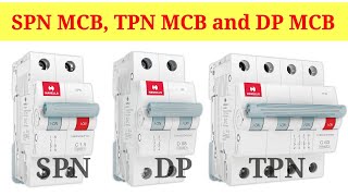 SPN vs TPN vs DP MCB  Basic Details  Electrical Hamsafar [upl. by Mauri]