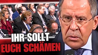 UNFASSBAR🚨Russischer Außenminister STÜRMT NATO GIPFEL [upl. by Burman]