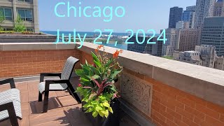 The View of Streeterville Chicago Illinois USA from a Rooftop July 27 2024 [upl. by Ron]