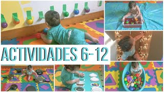 10 ACTIVIDADES PARA BEBÉS DE 6 A 12 MESES [upl. by Buddy176]