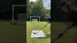 Hockey crossbar Trickshot 🏒🔥 [upl. by Vitoria]