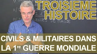 Civils amp militaires dans la Première Guerre mondiale  Histoiregéo  3e  Les Bons Profs [upl. by Atnicaj]