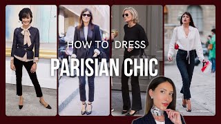 HOW TO DRESS PARISIAN CHIC  FRENCH FASHION SECRETS FOR WOMEN OVER 50 [upl. by Hamil]