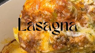 Delicious homemade lasagna with a bold twist 🍝 [upl. by Maidie]