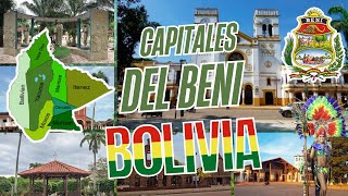 ¿Cuales con las Provincias y Capitales del Beni  Bolivia 🇧🇴  Geografia [upl. by Names6]