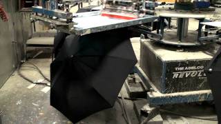 Silk Screen Printing Process  The Umbrella Collection [upl. by Fabio]