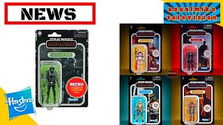 STAR WARS ACTION FIGURE NEWS TVC CARBONIZED RETRO COLLECTION AND AN EPIC CUSTOM CARDBACK [upl. by Iy147]