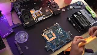 Alienware M15R6 Changing Thermal Paste [upl. by Sugden]