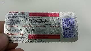 Valtoval 1g Tablets  Valacyclovir 1000mg Tablet  Valtoval 1g Tablet Uses Side effects Review Hindi [upl. by Baker]