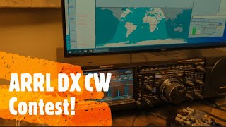 Working the ARRL International DX Contest  CW [upl. by Adnawak908]