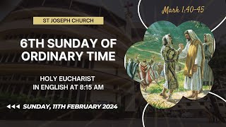 Sunday Live Holy Eucharist  Sunday Mass at 815 am 11th Feb 2024 St Joseph Church Mira Road [upl. by Hgeilhsa]