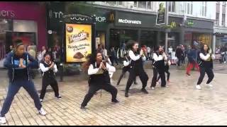 GAP Academy dance team Wolverhampton City Centre [upl. by Gwenni]