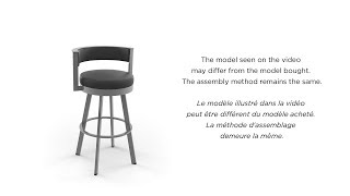 Amisco  Browser Swivel Stool – Tabouret pivotant Browser 41542 [upl. by Ynnattirb25]