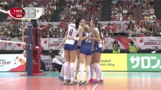 Goncharova and Kosheleva Volleyball Russia [upl. by Hannahc]