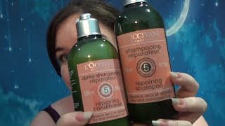 Revisiting Old Favourites LOccitane Repairing Shampoo and Conditioner [upl. by Ignacius151]