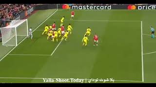 Alex telles goal equalizes for man u against Villarreal [upl. by Aniloj]