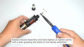 ProIroda PRO 120 Soldering Iron PS 14 Orifice Assembly Replacement [upl. by Rosel]