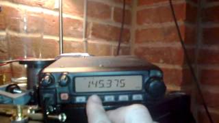 YAESU FT1802 how to manual program [upl. by Argus]