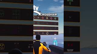 How to get a Custom Crosshair on Console crosshairx fortnite fortnitecrosshair aimtraining [upl. by Vally27]