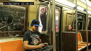 1 Hour of TERRIFYING NYC Subway Moments Caught on Camera [upl. by Jain254]