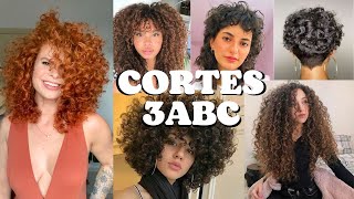 CORTES CABELOS CACHEADOS  3ABC [upl. by Eilloh644]