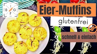 Eier zum Frühstück mal anders Eier Muffins mit Käse und Speck [upl. by Seaver329]