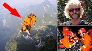 7 Terrifying Wingsuit Flying Videos Gone Completely Wrong [upl. by Michal272]