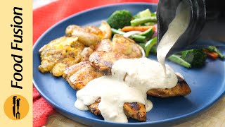 Restaurant Style Tarragon Chicken Recipe by Food Fusion [upl. by Aiouqes]