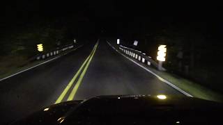 Jeep Wrangler TJ Stock headlights vs JW Speaker 8700 Evolution 2 [upl. by Grace435]