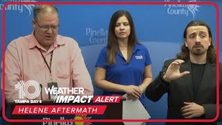 Pinellas County leaders discuss housing assistance other recovery efforts after Hurricane Helene [upl. by Polito537]