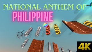 National Anthem Of Philippine  Satisfying Music Ball [upl. by Nosdrahcir]