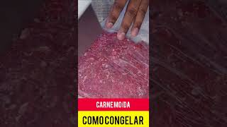 TRUQUES DO CHEF  COMO CONGELAR CARNE MOÍDA  Chef ingled Anderson [upl. by Newel]